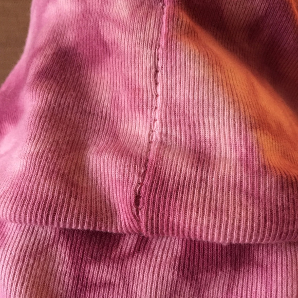 🧥Tie dye zipper hoodie, Size: XL, Light & Dark Pink🧥 - Picture 4 of 9